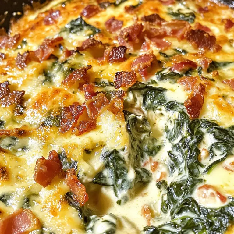 Creamed Spinach Bake