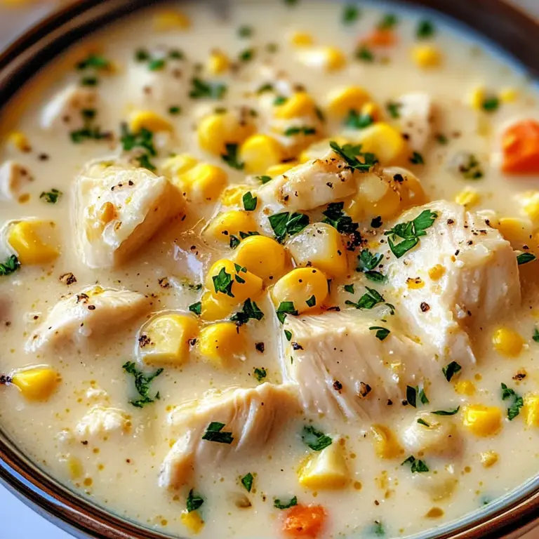 Crockpot Chicken Corn Chowder