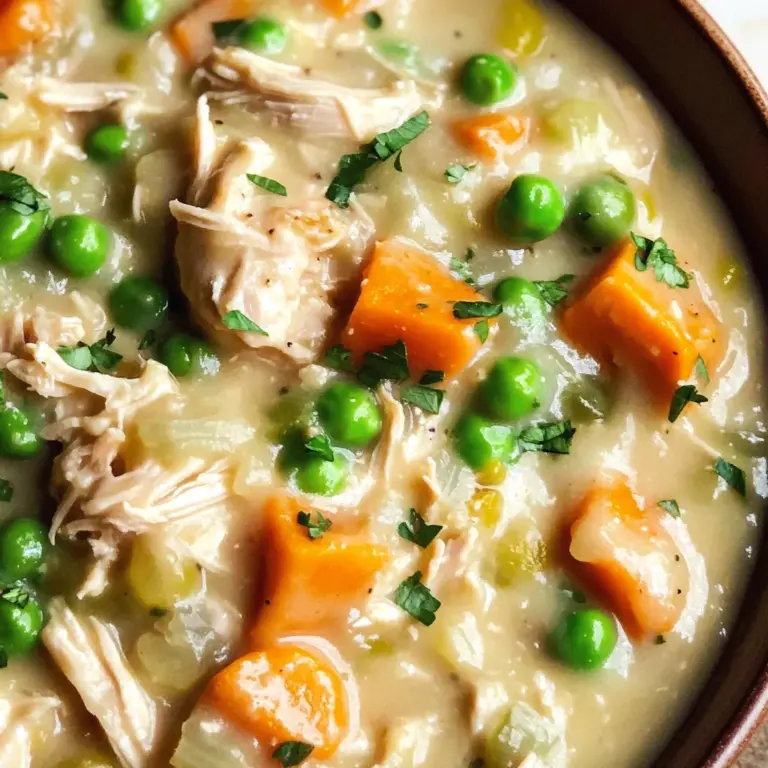 Crustless Chicken Pot Pie