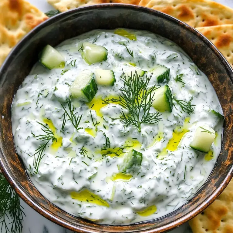 Easy 10 Minute Healthy Tzatziki Sauce