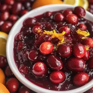 Easy Homemade Fresh Cranberry Orange Sauce Recipe
