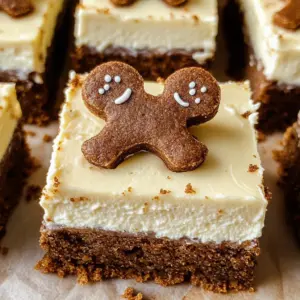 Gingerbread Cheesecake Bars