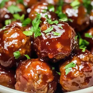 Honey BBQ Crockpot Meatballs
