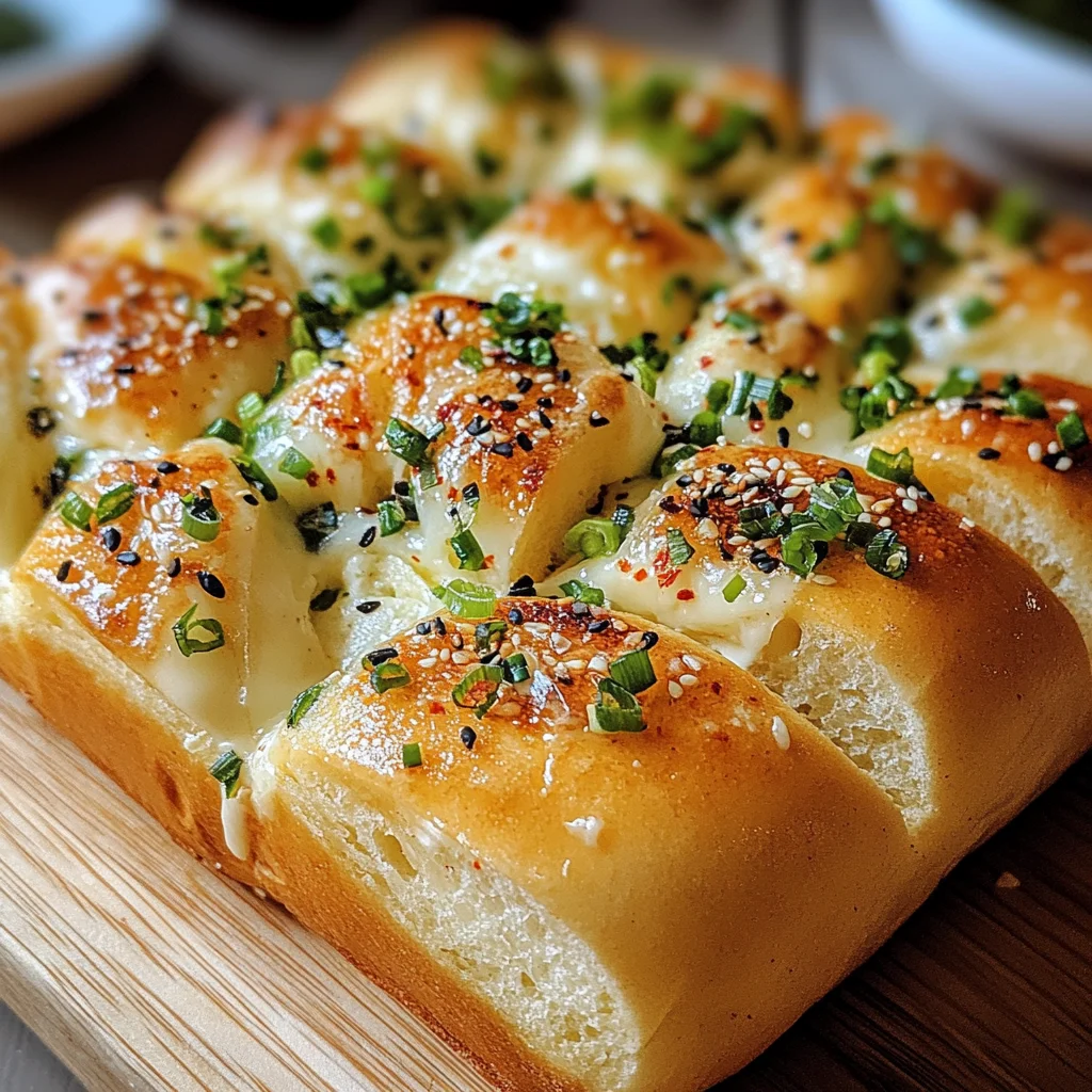 Korean Cream Cheese Garlic Bread