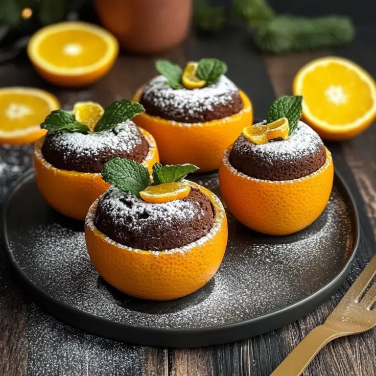 Le fondant à l'orange