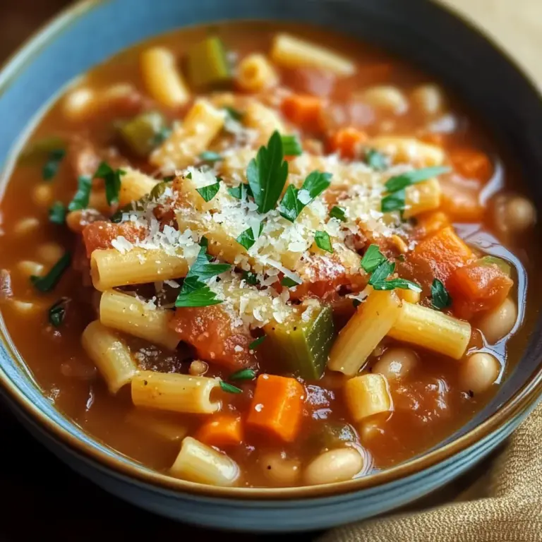 Mama Mia&Hearty Pasta Fagioli Soup