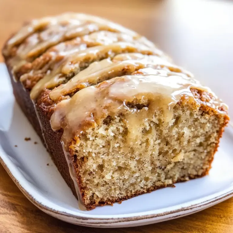Maple Glazed Banana Bread
