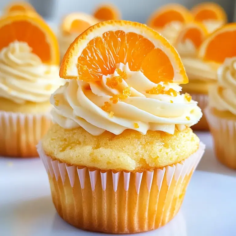 Orange Cupcakes