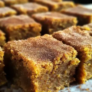 Pumpkin Snickerdoodle Blondies Recipe