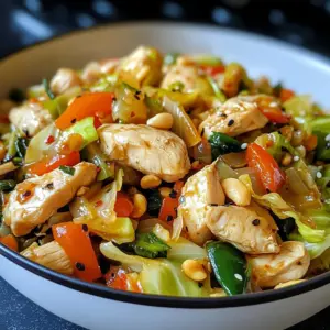 Quick Chicken Cabbage Stir-Fry