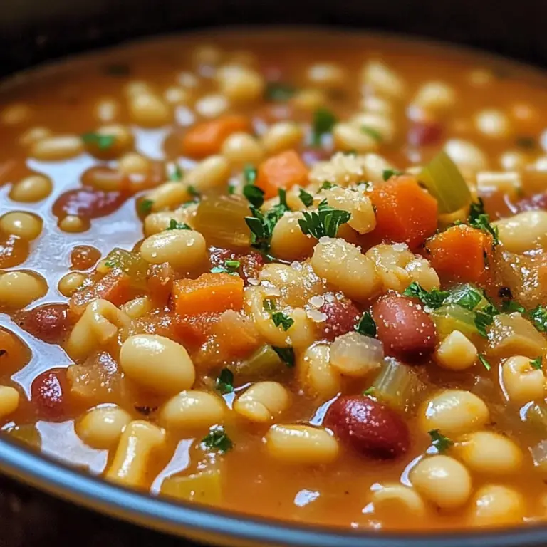 Slow Cooker Pasta E Fagioli Soup Recipe