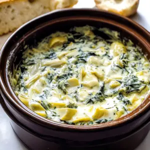 Slow Cooker Spinach Artichoke Dip