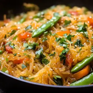Spaghetti Squash Chow Mein