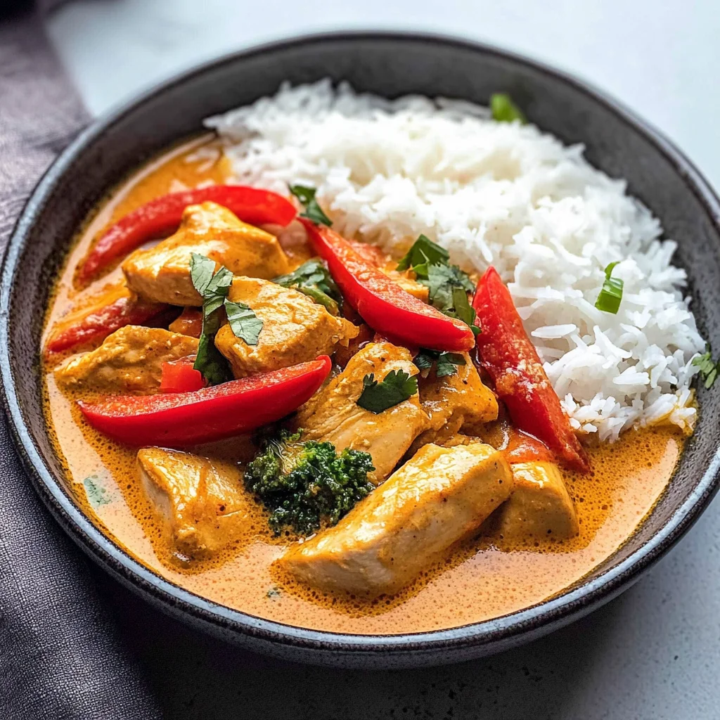 Thai Chicken Curry with Coconut Milk