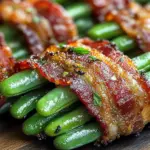 Turkey Bacon-Wrapped Green Bean Bundles recipe