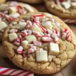 White Chocolate Candy Cane Cookies