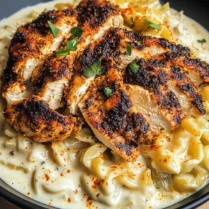 Blackened Cajun Chicken Alfredo