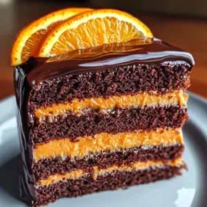 Chocolate Orange Layer Cake with Ganache: A Delightful Recipe!
