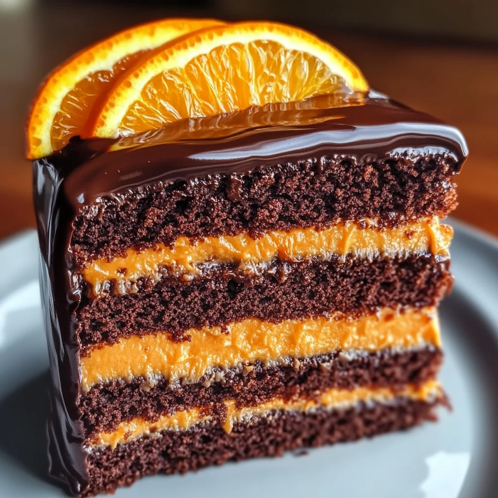 Chocolate Orange Layer Cake with Ganache: A Delightful Recipe!