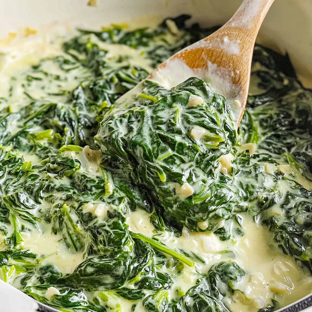 Creamed Spinach Recipe
