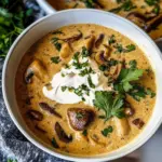 Creamy Hungarian Mushroom Soup