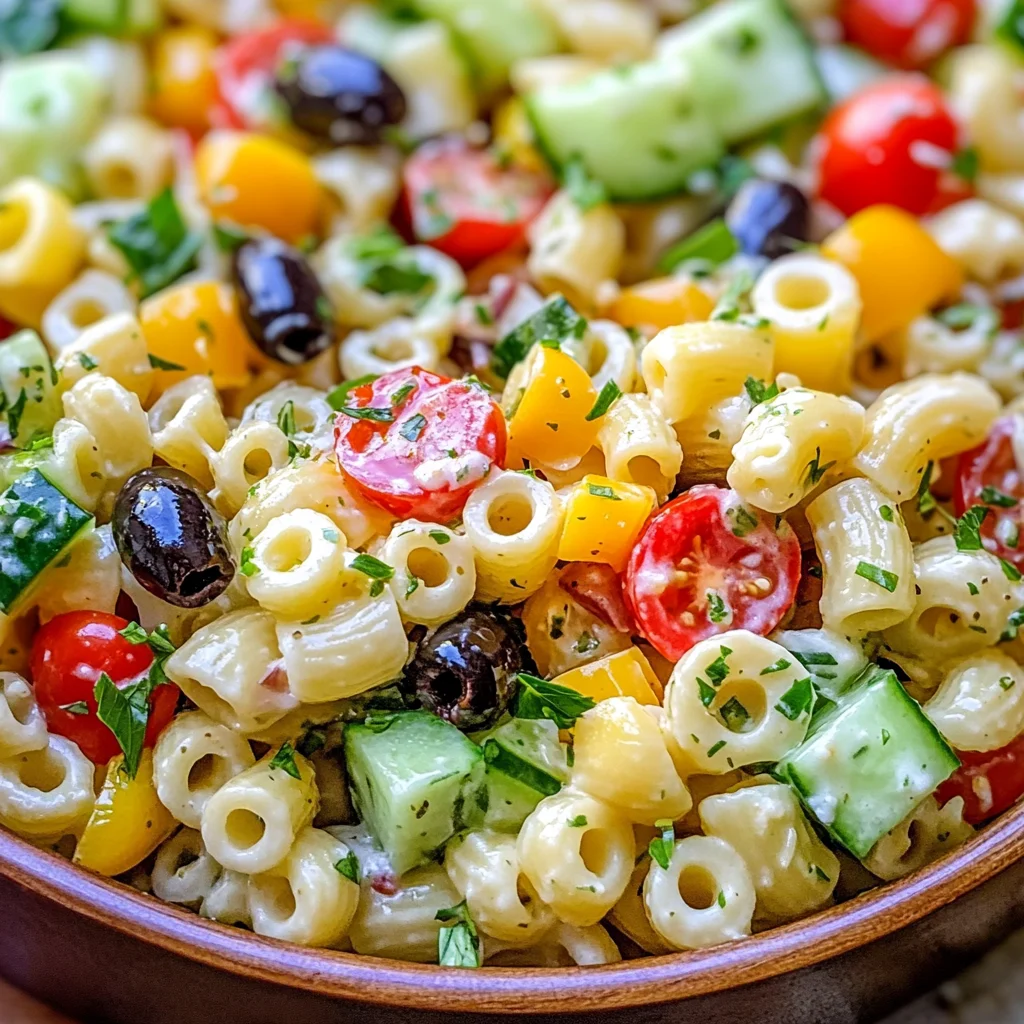 Ditalini Pasta Salad