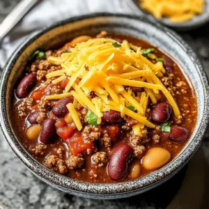 Easy Homemade Chili