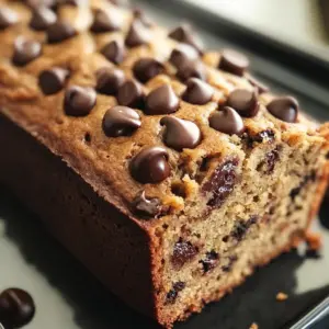 Easy Peanut Butter Chocolate Chip Banana Bread Recipe