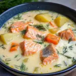 Finnish Salmon Soup (Lohikeitto)