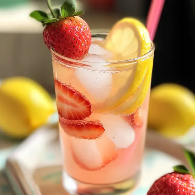 Homemade Strawberry Lemonade