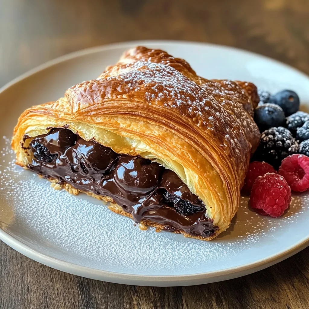Indulgent Decadent Chocolate Croissant Breakfast Bake Bliss