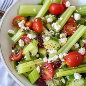 Mediterranean Celery Salad
