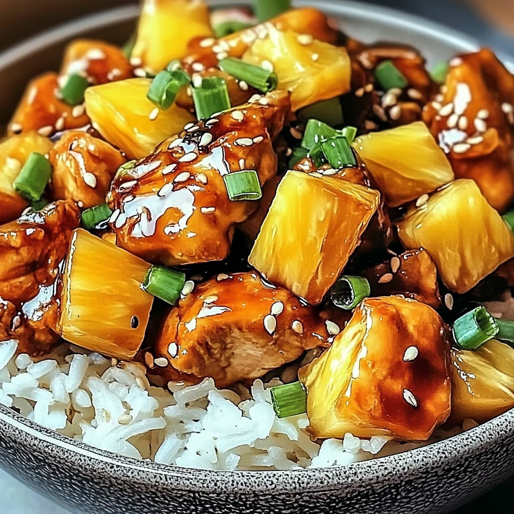 Pineapple Chicken and Rice: A Sweet and Savory Weeknight Favorite