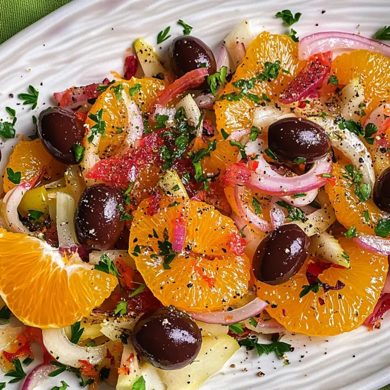 Sicilian Orange Salad (Insalata di Arance)