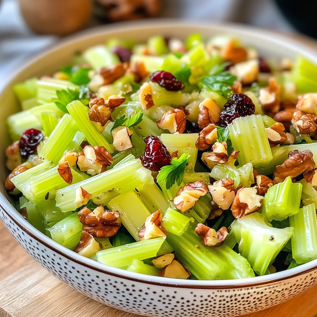 Thanksgiving Celery and Walnut Salad