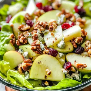The Best Crunchy Apple Walnut Salad with Irresistible Fall Flavors