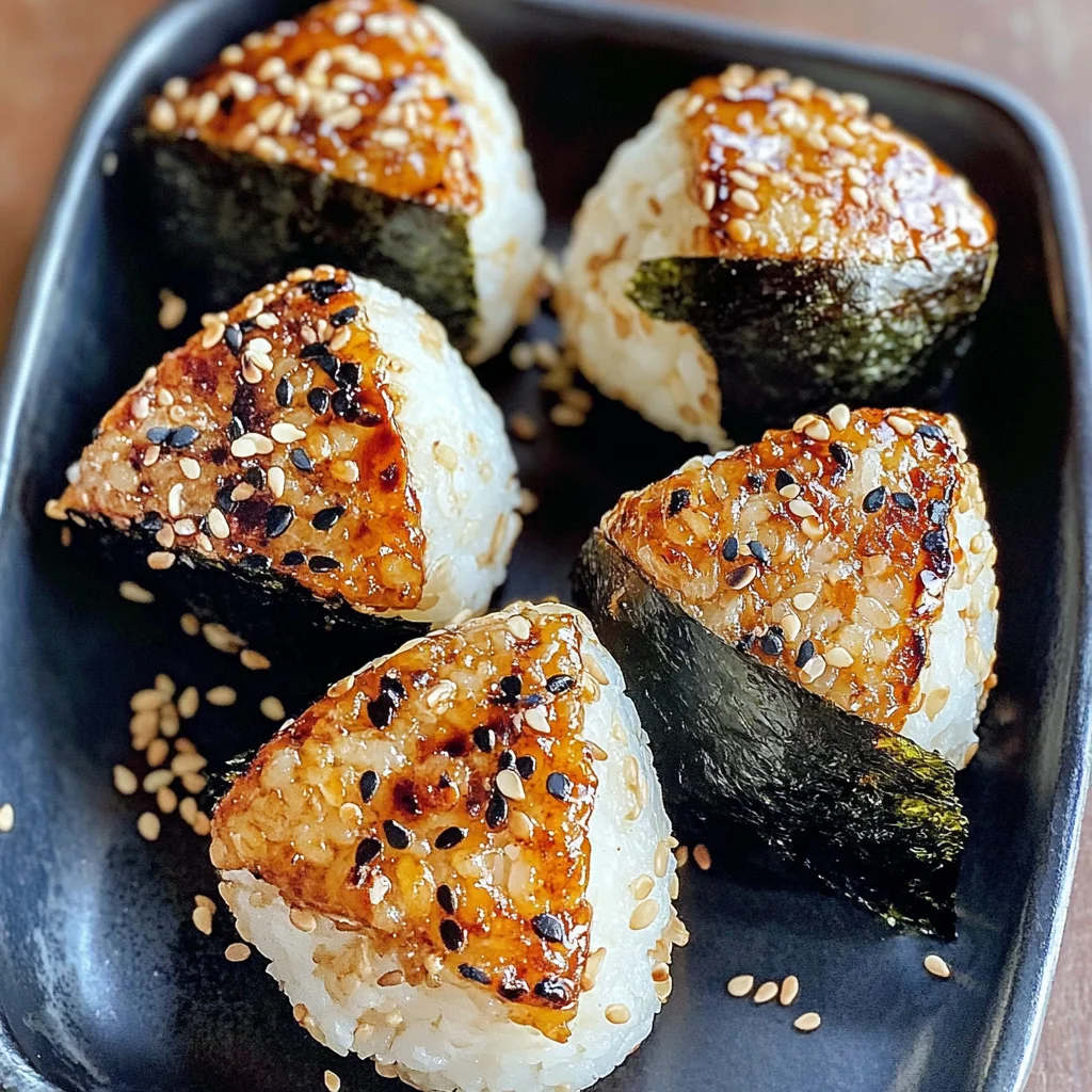 Yaki Onigiri (Grilled Rice Balls)