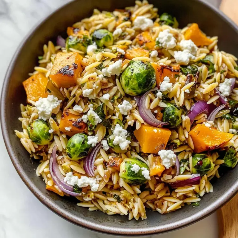 Best Fall Harvest Orzo Salad