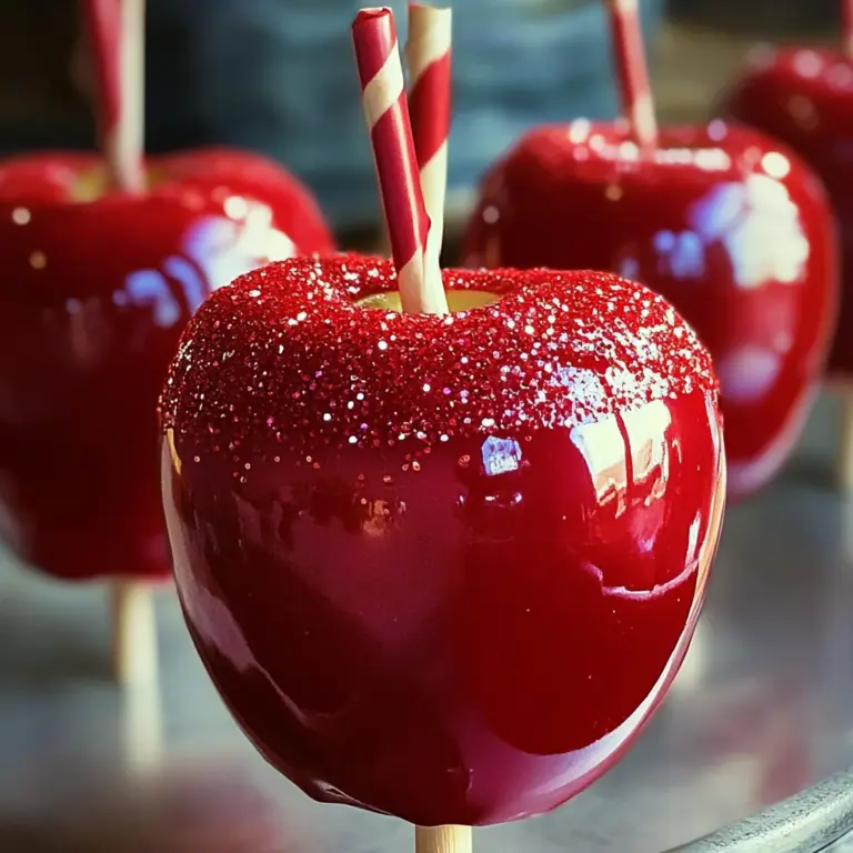 Bright and Crunchy Candy Apples