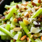 Celery Salad with Dates, Almonds and Parmesan