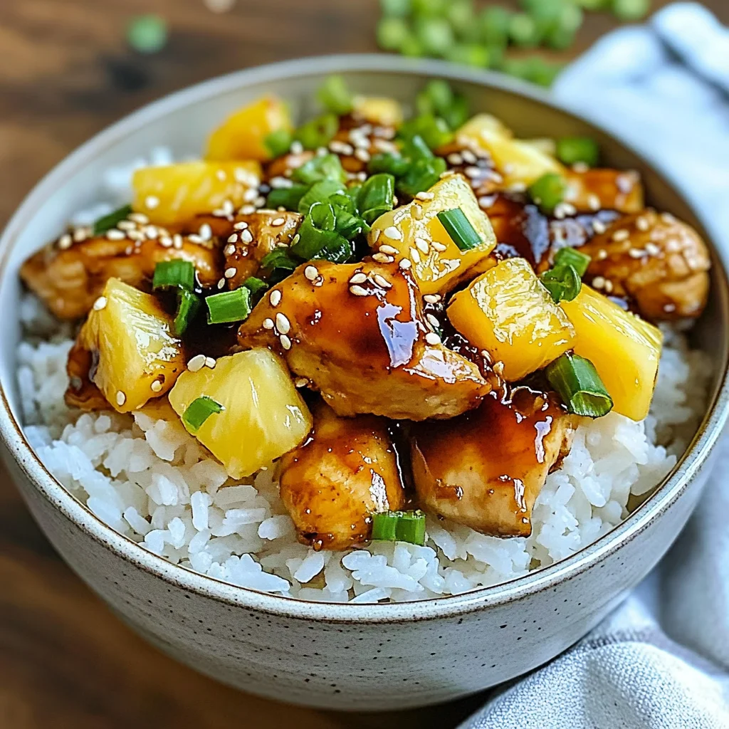 Chicken Teriyaki Pineapple Bowl: An Amazing Ultimate Recipe