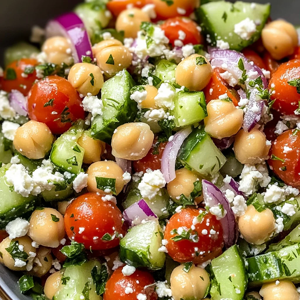 Chickpea Cucumber Salad (The Only Recipe You Need)