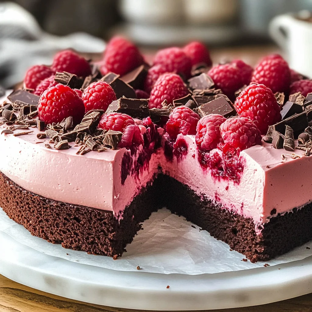 Chocolate Raspberry Mousse Cake Recipe