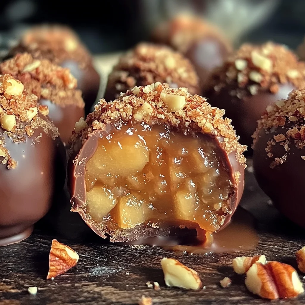 Comforting Caramel Apple Truffles