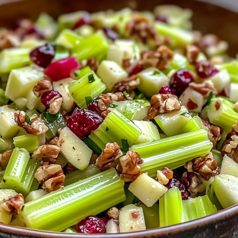 Crunchy Celery and Walnut Salad