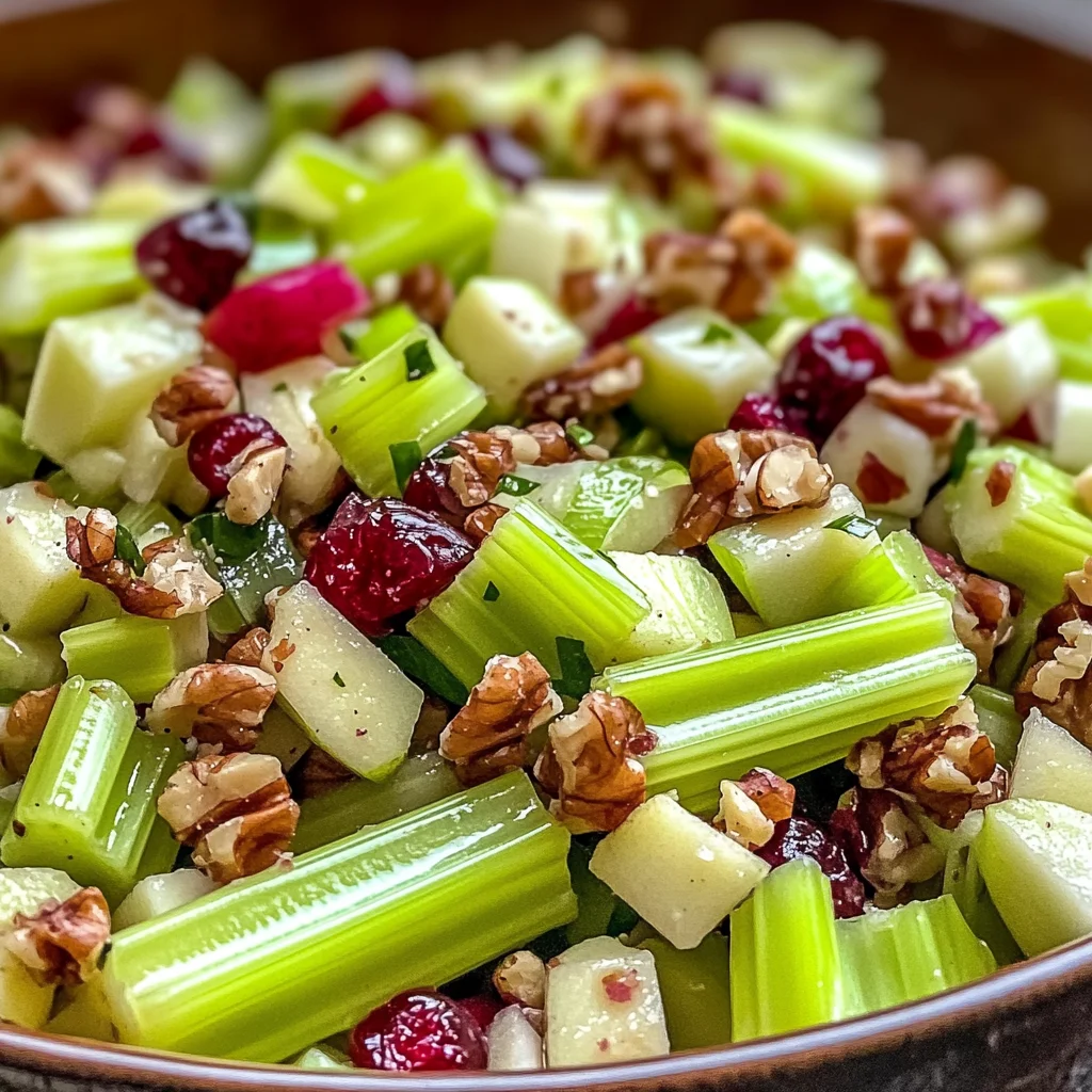 Crunchy Celery and Walnut Salad