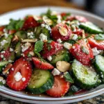 Cucumber Strawberry Salad