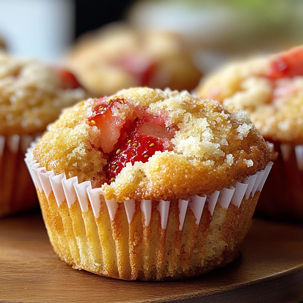 Delightful Fresh Strawberry Muffins