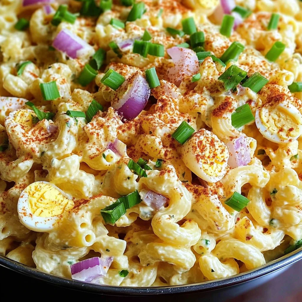 Deviled Egg Pasta Salad