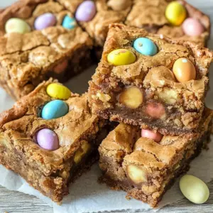 Easter Cadbury Mini Egg Blondies